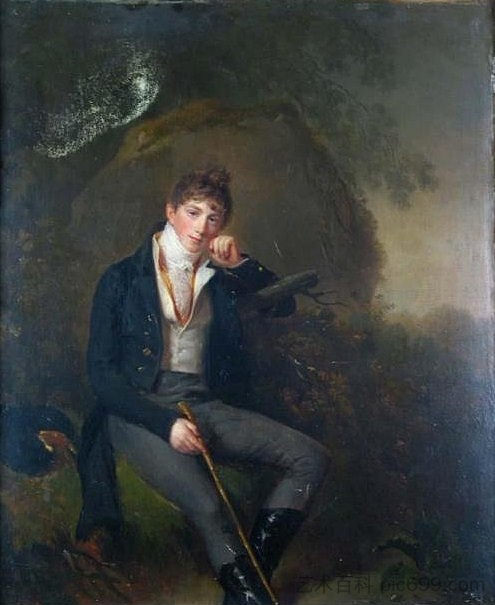 格里戈里·加加林王子 Prince Grigory Gagarin (c.1800)，约瑟夫·克罗伊青格