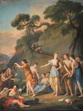 狩猎 La Chasse (1772)，约瑟夫·马里·维恩