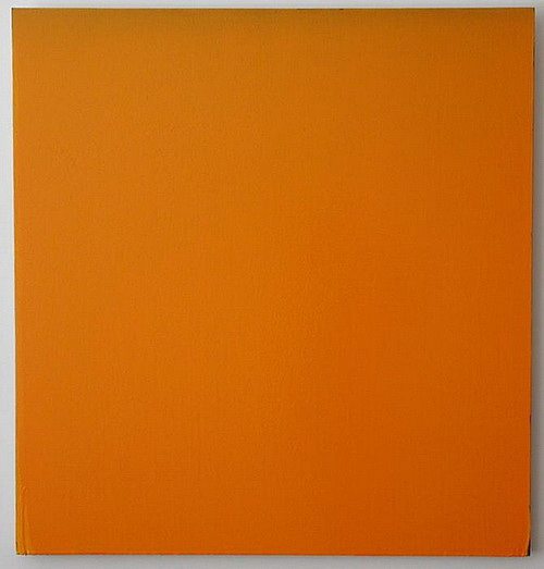 橙黄色绘画 Orange Yellow Painting (2008)，约瑟夫马里奥尼