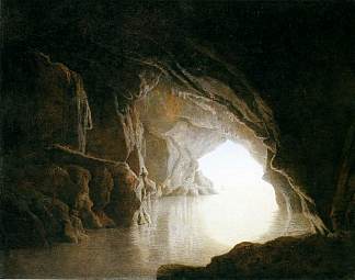 洞穴，傍晚 A Cavern, Evening (1774)，约瑟夫·莱特