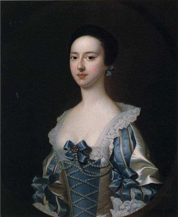 安妮·贝特曼，后来的约翰·吉斯本夫人 Anne Bateman, later Mrs. John Gisbourne (1755)，约瑟夫·莱特