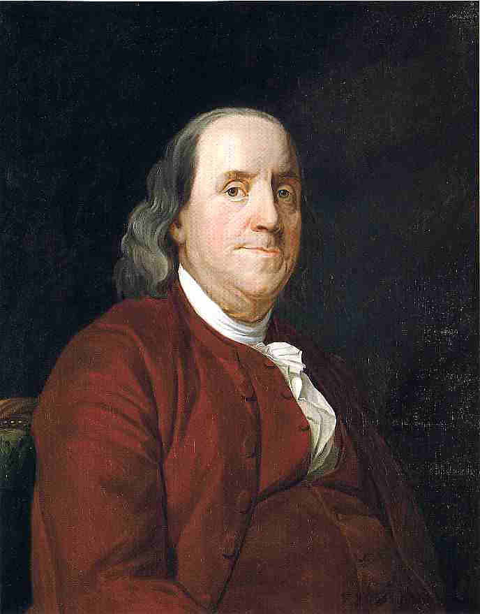 本杰明·富兰克林 Benjamin Franklin (1782)，约瑟夫·莱特