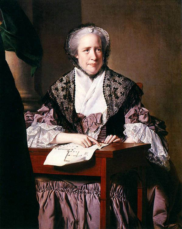 莎拉·克莱顿夫人 Mrs. Sarah Clayton (c.1769)，约瑟夫·莱特