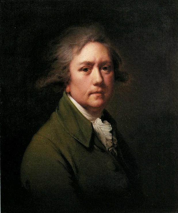 五十岁左右的自画像 Self-Portrait at the Age of about Fifty (c.1782)，约瑟夫·莱特