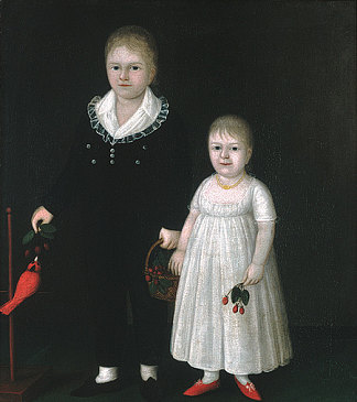 爱德华和莎拉·鲁特 Edward and Sarah Rutter (1805)，约书亚·约翰逊
