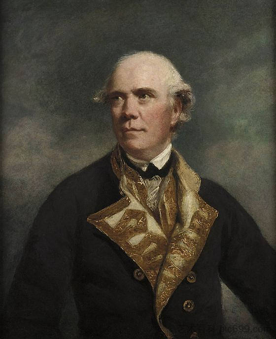 海军上将萨穆·巴林顿 Admiral the Honourable Samue Barrington (1779)，乔舒亚·雷诺兹