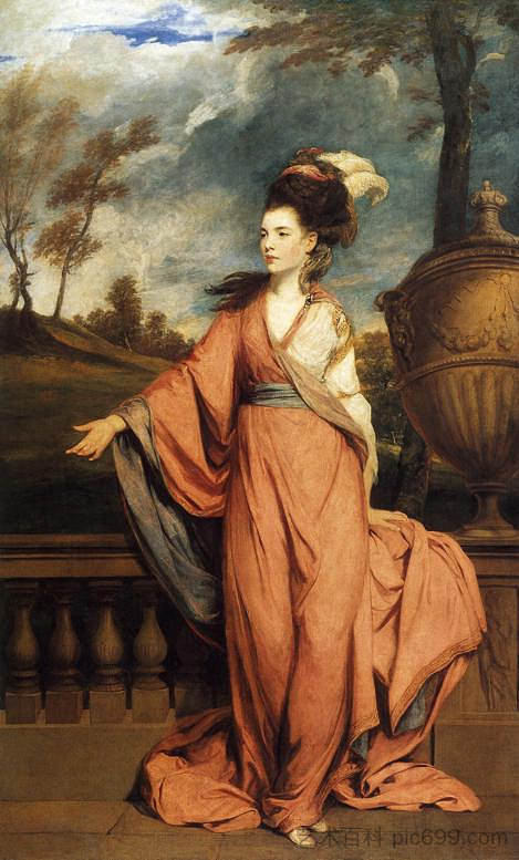 简·弗莱明，后来的哈灵顿伯爵夫人 Jane Fleming, later Countess of Harrington (1778 - 1779)，乔舒亚·雷诺兹