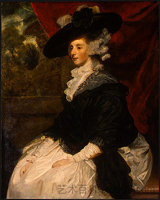 科内维尔夫人 Lady Cornewall (c.1785 - c.1786)，乔舒亚·雷诺兹