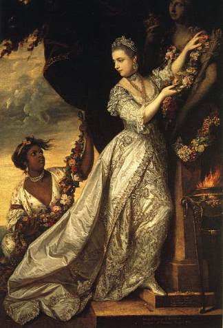 伊丽莎白·凯佩尔夫人 Lady Elizabeth Keppel (1761)，乔舒亚·雷诺兹