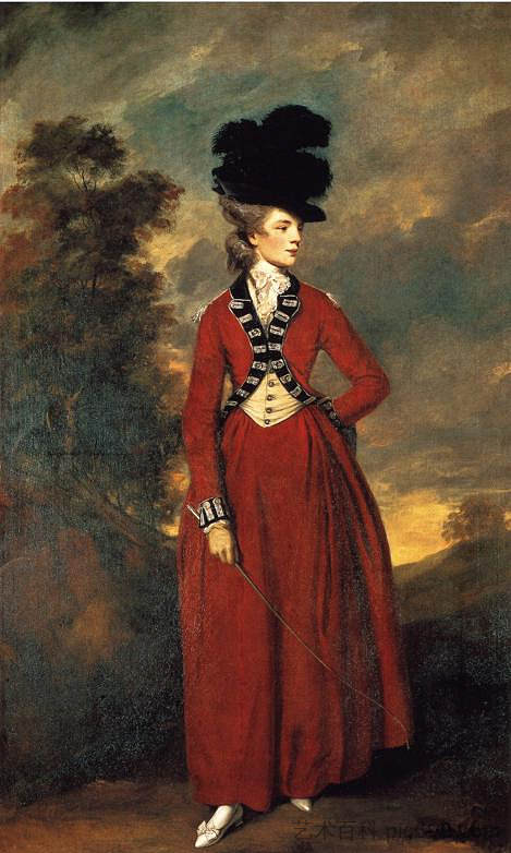 沃斯利夫人 Lady Worsley (1776)，乔舒亚·雷诺兹