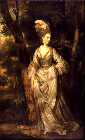 伊丽莎白·卡纳克夫人 Mrs. Elizabeth Carnac (c.1775 - c.1778)，乔舒亚·雷诺兹