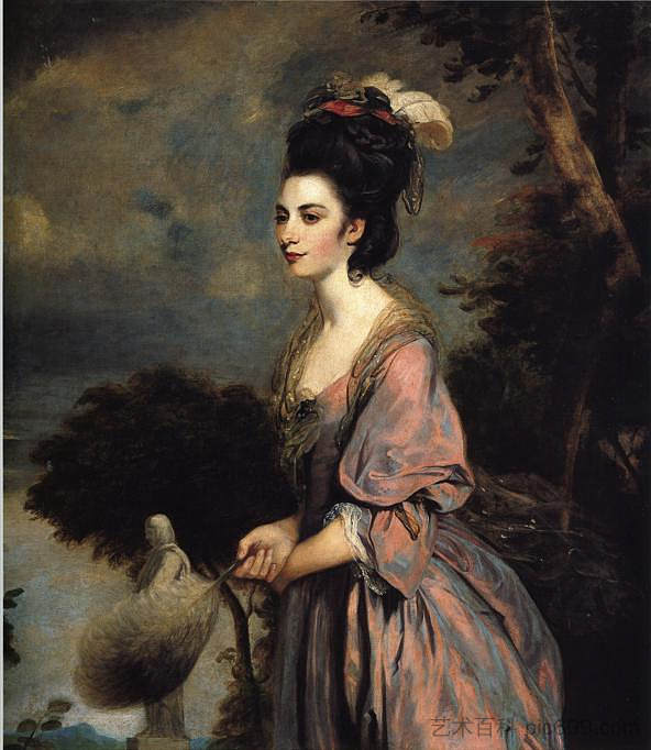 理查德·克罗夫茨夫人 Mrs. Richard Crofts (1775)，乔舒亚·雷诺兹