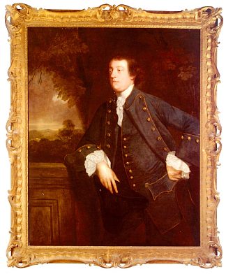 威廉·劳瑟爵士的肖像，第三英国电信 Portrait of Sir William Lowther, 3rd BT，乔舒亚·雷诺兹