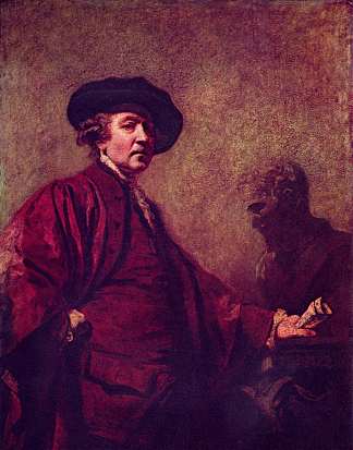 自画像 Self-Portrait (c.1773)，乔舒亚·雷诺兹