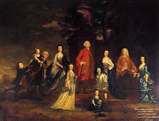 艾略特家族 The Eliot Family (c.1746)，乔舒亚·雷诺兹