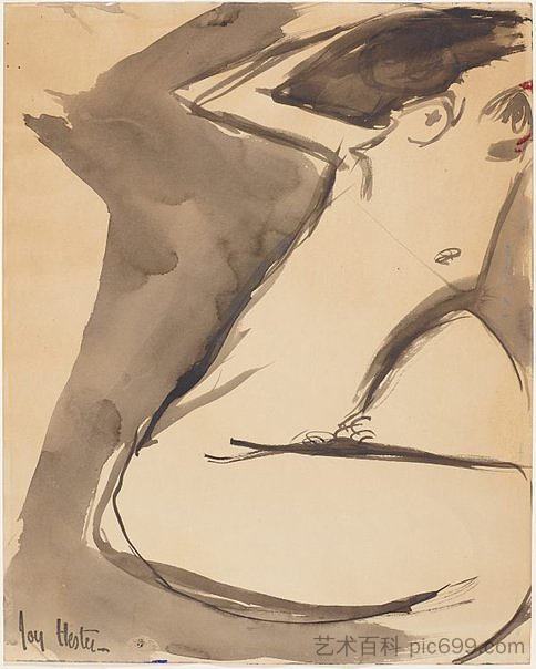 裸体 Desnudo (c.1940; Australia  )，乔伊·海斯特