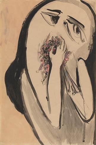 带花的女孩 Niña con flores (c.1956; Australia                     )，乔伊·海斯特