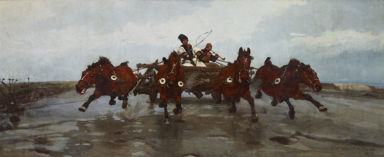 四手 Four-in-Hand (1881; Paris,France  )，约瑟夫·切尔蒙斯基