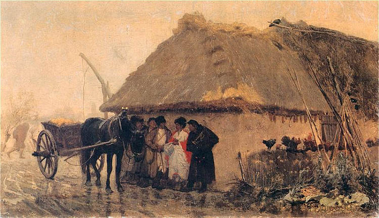 在雨中 In the Rain (1873)，约瑟夫·切尔蒙斯基