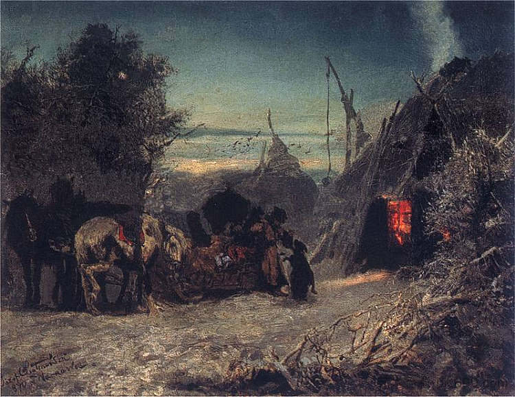 森林里的早晨 Morning in the Forest (1870)，约瑟夫·切尔蒙斯基