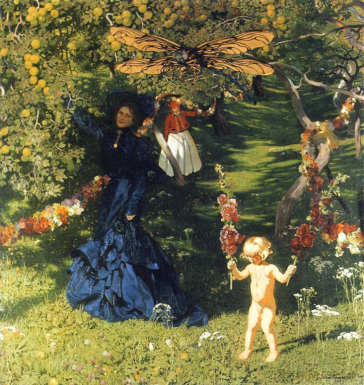 奇异花园 Strange Garden (1902 - 1903; Poland  )，约瑟夫·梅侯菲