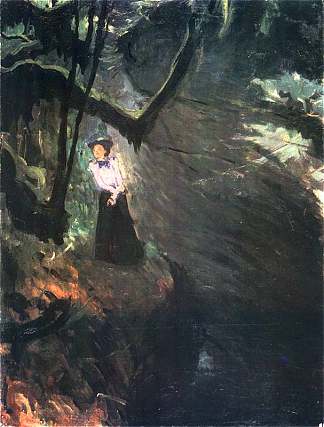 阿瑞斯峡谷 La Gorge D’Areuse (1897)，约瑟夫·梅侯菲