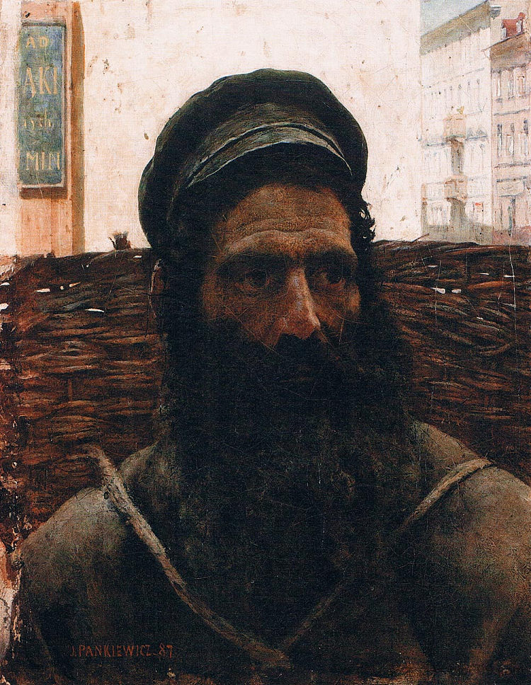 犹太人与篮子 Jew With Basket (1887 - 1908)，约泽夫·潘基奇斯