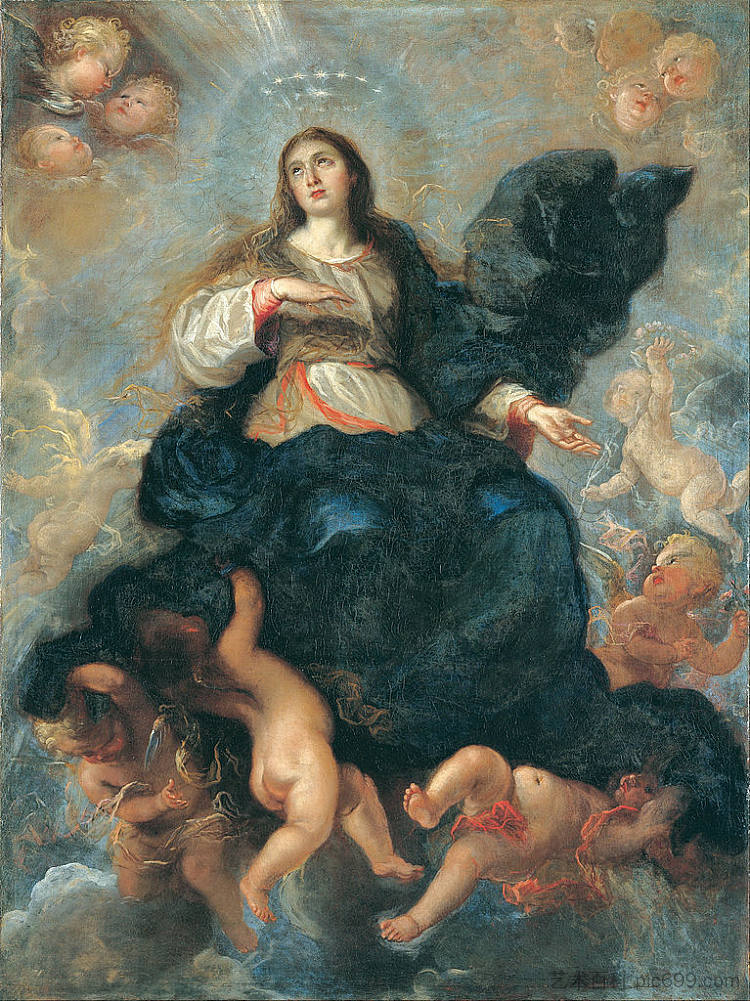 圣母升天 Assumption of the Virgin (1657)，胡安·卡雷诺·德·米兰达