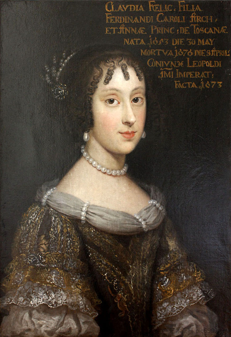 奥地利的克劳迪娅·费利西塔斯 Claudia Felicitas of Austria,胡安·卡雷诺·德·米兰达