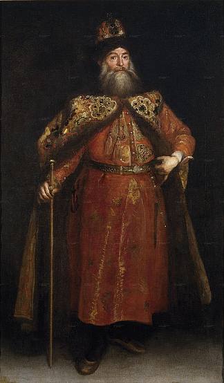 俄罗斯大使彼得·伊万诺维奇·波将金 El embajador de Rusia Peter Ivanovich Potemkin (1682)，胡安·卡雷诺·德·米兰达