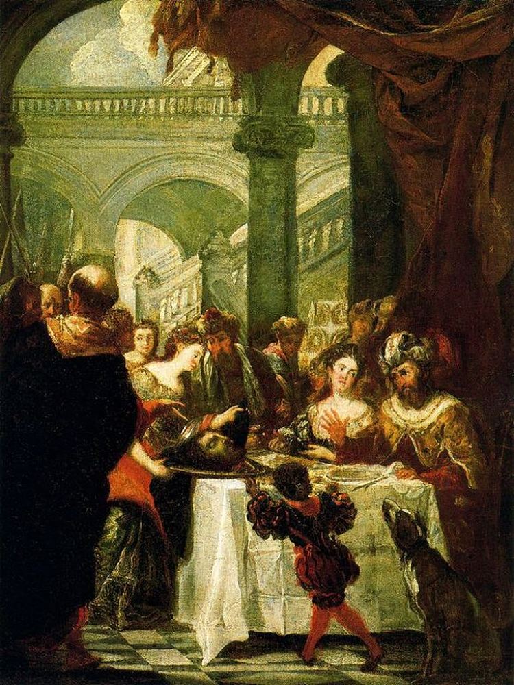 伊律的盛宴 Irod's feast，胡安·卡雷诺·德·米兰达