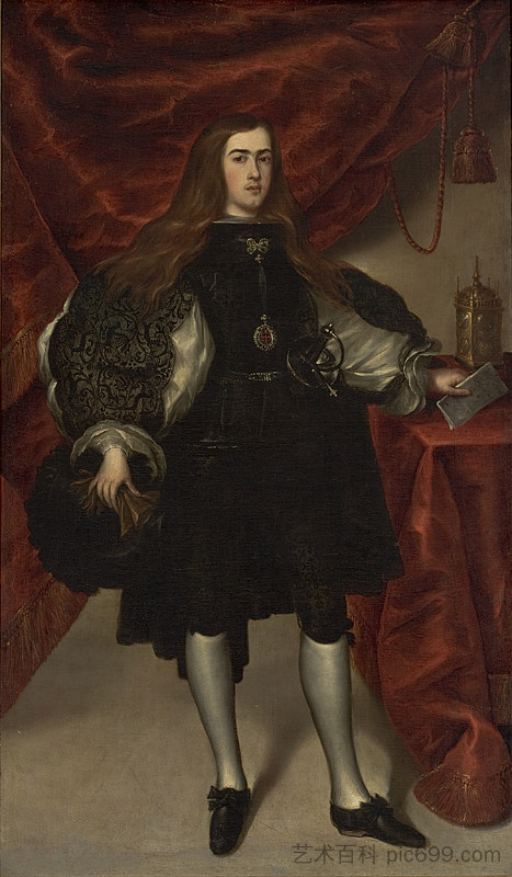 帕斯特拉纳公爵的肖像 Portrait of the Duke of Pastrana (1670),胡安·卡雷诺·德·米兰达
