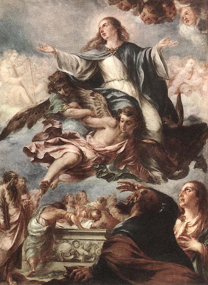 圣母升天 Assumption of the Virgin (1659; Spain  )，朱安·德·瓦尔德斯·里尔