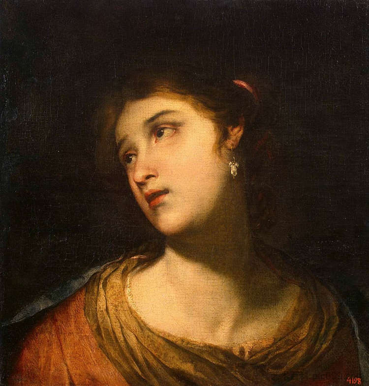 一个女人的头 Head of a Woman (c.1658; Spain ),朱安·德·瓦尔德斯·里尔