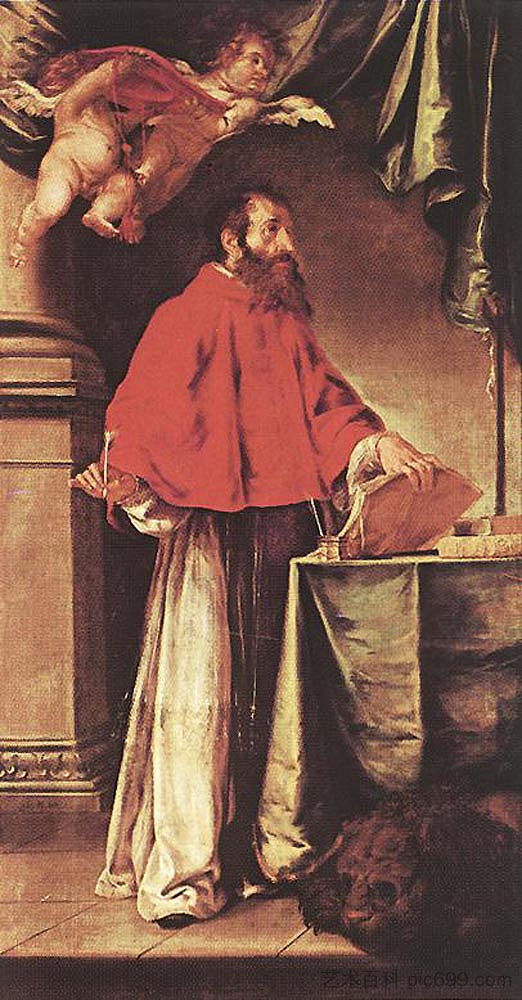 圣杰罗姆 St. Jerome (1657; Spain  )，朱安·德·瓦尔德斯·里尔