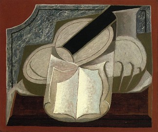书和吉他 Book and Guitar (1925)，胡安·格里斯