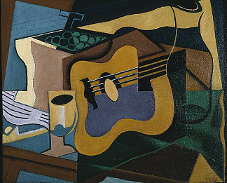 静物与吉他 Still Life with Guitar (1920)，胡安·格里斯