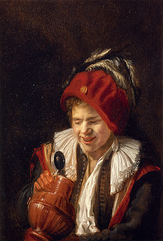 拿着水壶的青年 A Youth with a Jug (c.1629)，朱迪丝·雷斯特
