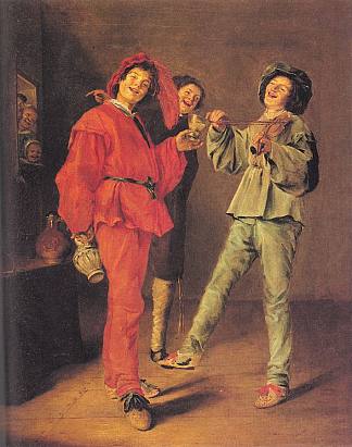 三个男孩快乐制作 Three Boys Merry-making (1629)，朱迪丝·雷斯特