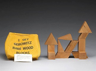 1套杰洛维茨稀有木块，3号 1 Set Gerowitz Rare Wood Blocks, No. 3 (1967)，朱迪·芝加哥