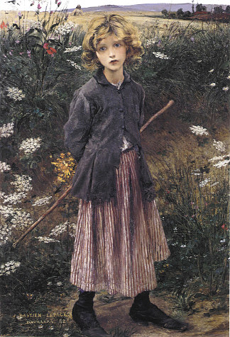 娘 Young Girl (1882)，巴斯蒂昂·勒帕热