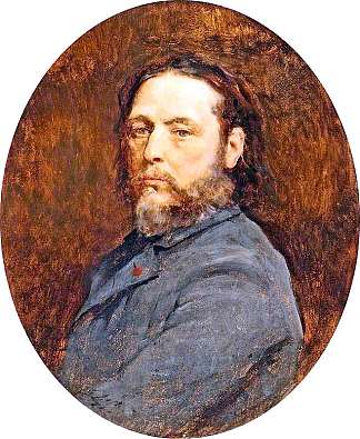 自画像 Self Portrait (1883)，朱利叶斯·布雷顿