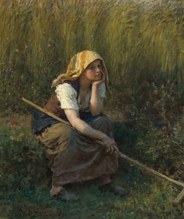夏天 Summer (1891),朱利叶斯·布雷顿