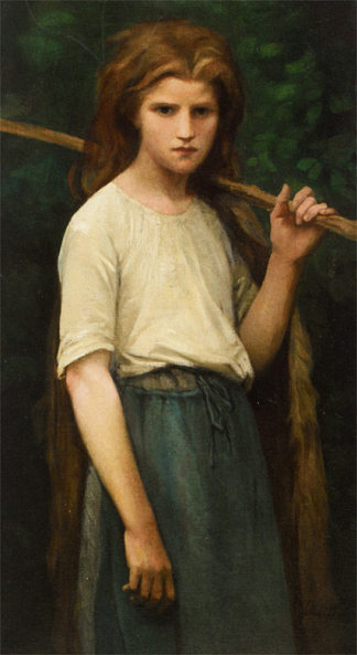 牧羊女 The Shepherdess (1870)，朱利叶斯·布雷顿