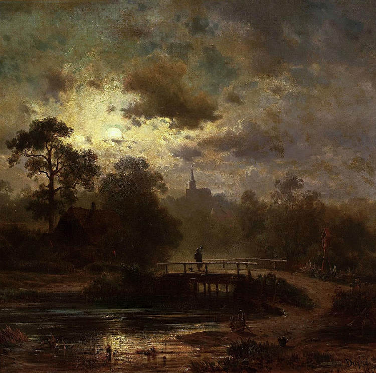 月光下的风景 Landscape by Moonlight，朱班·杜雷