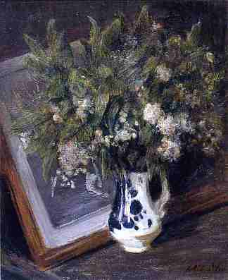 代尔夫特壶里的花 Flowers in a Delft Jug，朱利安·奥尔登·威尔