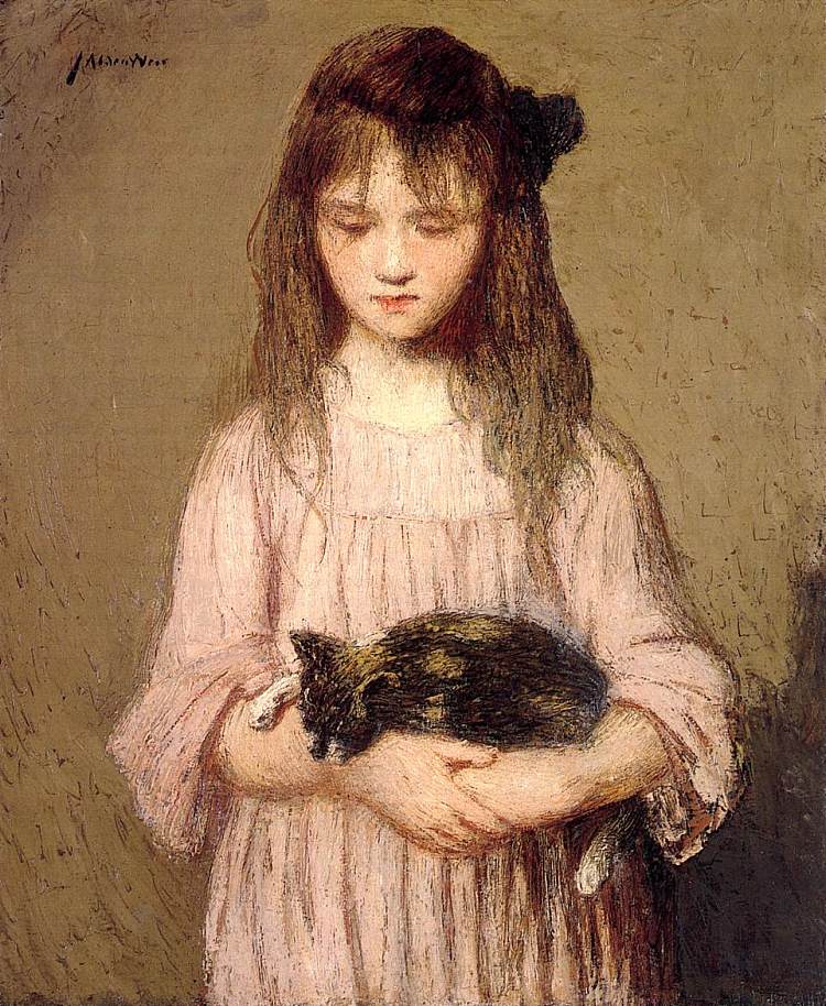 小丽齐·林奇 Little Lizie Lynch (c.1910)，朱利安·奥尔登·威尔