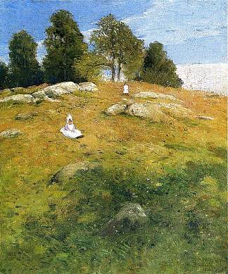 夏日午后，辛尼科克风景 Summer Afternoon, Shinnecock Landscape (1902)，朱利安·奥尔登·威尔