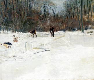 切冰机 The Ice Cutters (1895)，朱利安·奥尔登·威尔