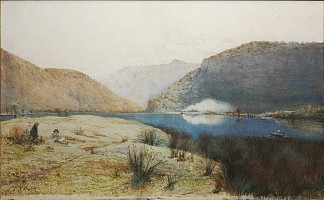 哨兵箱范围，新南威尔士州霍克斯伯里河 Sentry-box Reach, Hawkesbury River, New South Wales (1886)，朱利安·艾斯通